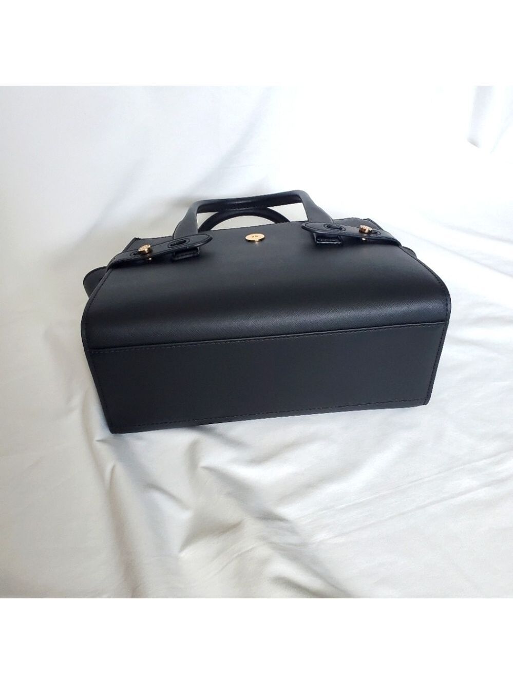 Michael Kors Black Saffiano Leather Satchel Bag NWT - Picture 7 of 14